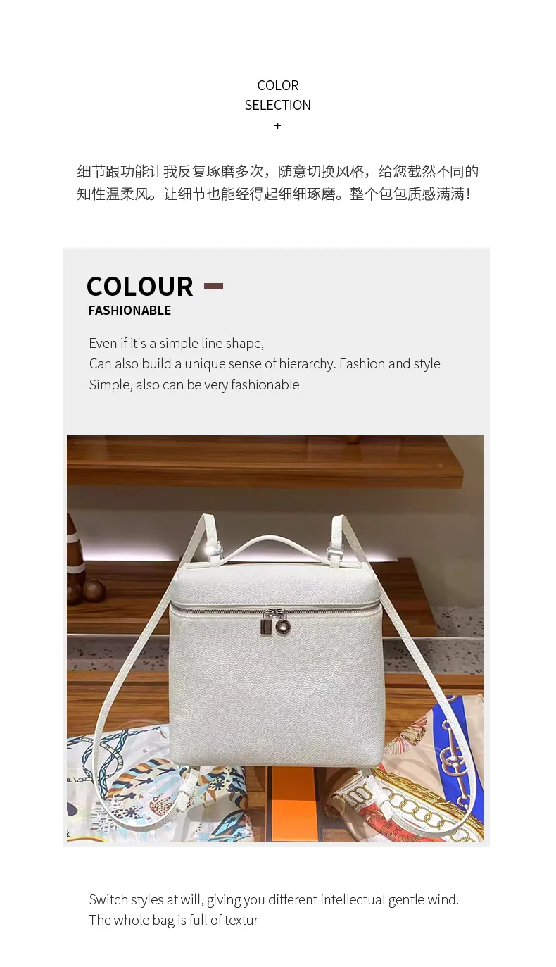 Women's Backpack 2024 Fashion: Simple Large Capacity Travel Schoolbag, Stylish Ladies' Casual Daypack, Lightweight Loro Bag LP Design showcase 7