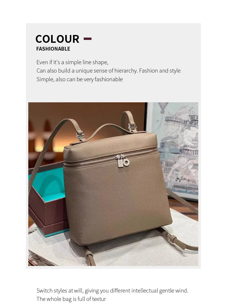 Women's Backpack 2024 Fashion: Simple Large Capacity Travel Schoolbag, Stylish Ladies' Casual Daypack, Lightweight Loro Bag LP Design showcase 8