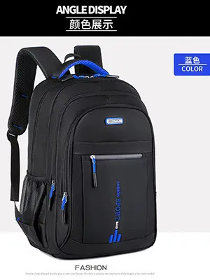 Large Capacity Men's Business Backpack for Laptop, Travel, and School - High School and Middle School Students - Durable and Stylish thumbnail 7