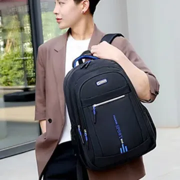 Large Capacity Men's Business Backpack for Laptop, Travel, and School - High School and Middle School Students - Durable and Stylish thumbnail 4