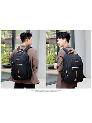 Large Capacity Men's Business Backpack for Laptop, Travel, and School - High School and Middle School Students - Durable and Stylish showcase 17
