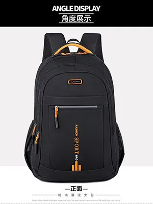 Large Capacity Men's Business Backpack for Laptop, Travel, and School - High School and Middle School Students - Durable and Stylish showcase 18