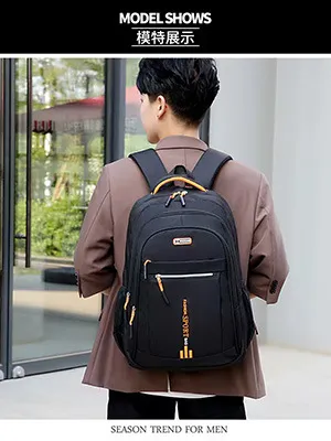 Large Capacity Men's Business Backpack for Laptop, Travel, and School - High School and Middle School Students - Durable and Stylish showcase 12