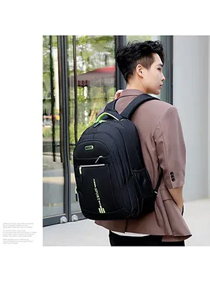 Large Capacity Men's Business Backpack for Laptop, Travel, and School - High School and Middle School Students - Durable and Stylish showcase 15