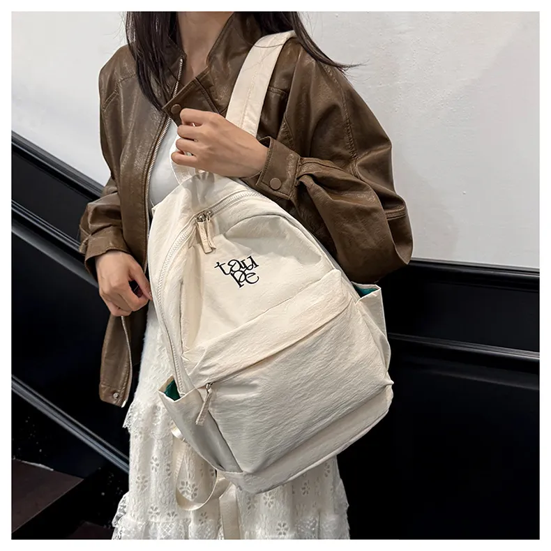 Girls' Lightweight Casual Backpack - New 2025 Simple Style School Bag - Forest Girl Treasure Grade Backpack for Kids and Teens showcase 13