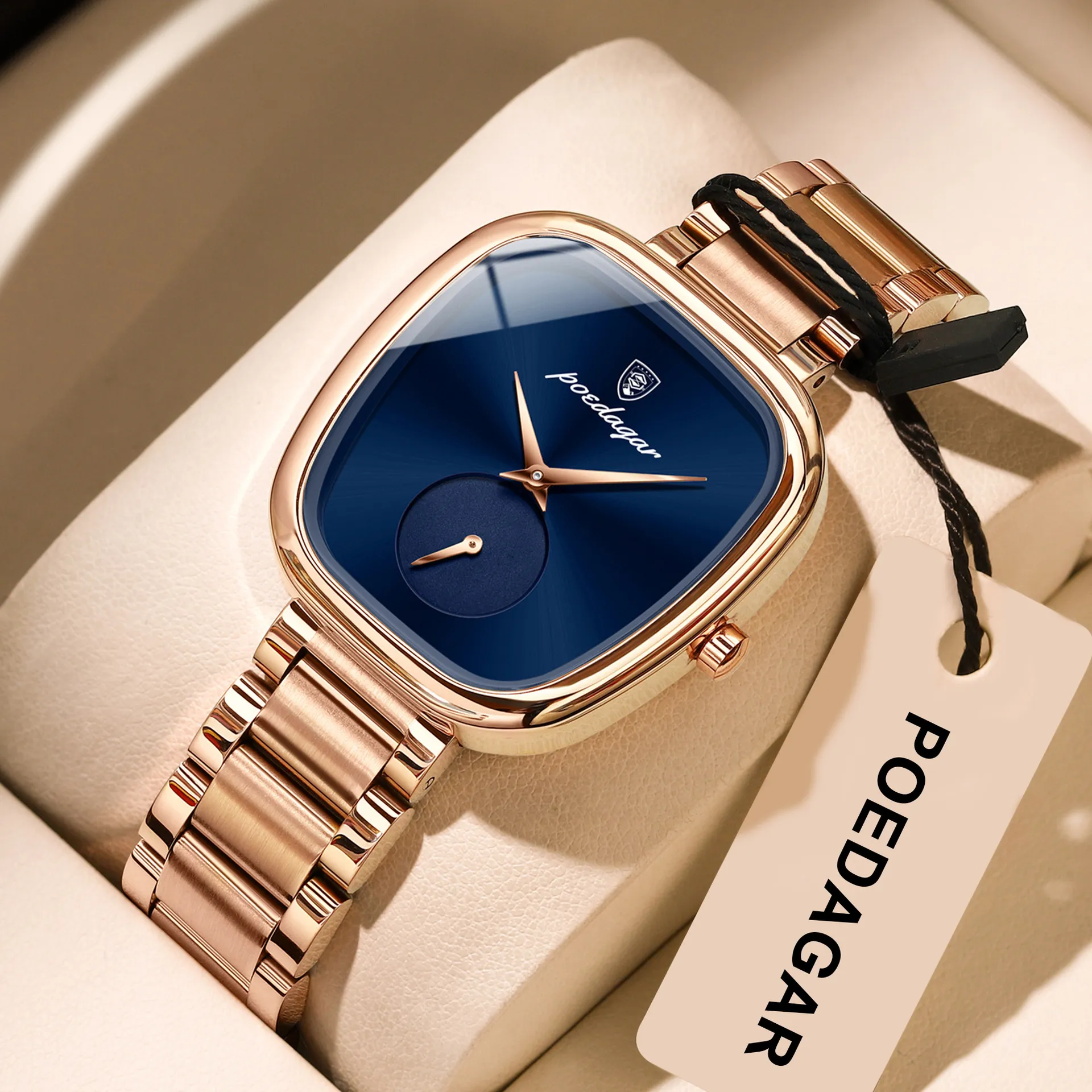 Women's Luxury Quartz Wristwatch Waterproof Fashion Watch by Poedagar/Beidaqia - Elegant Ladies Dress Watch for Everyday Wear, Business, and Special Occasions thumbnail 10