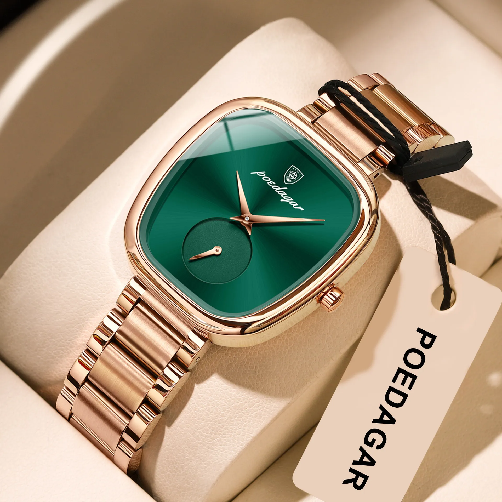 Women's Luxury Quartz Wristwatch Waterproof Fashion Watch by Poedagar/Beidaqia - Elegant Ladies Dress Watch for Everyday Wear, Business, and Special Occasions thumbnail 9