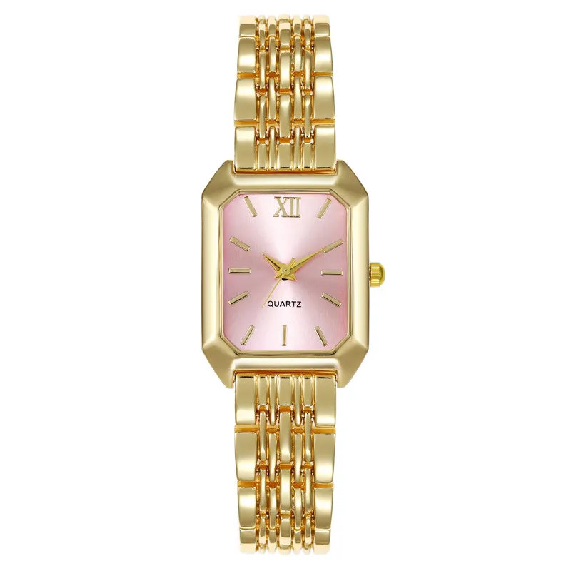 Women's Square Quartz Watch with Stainless Steel Band - Simple, Versatile, Fashionable, Light Luxury Wristwatch for Everyday Wear showcase 8