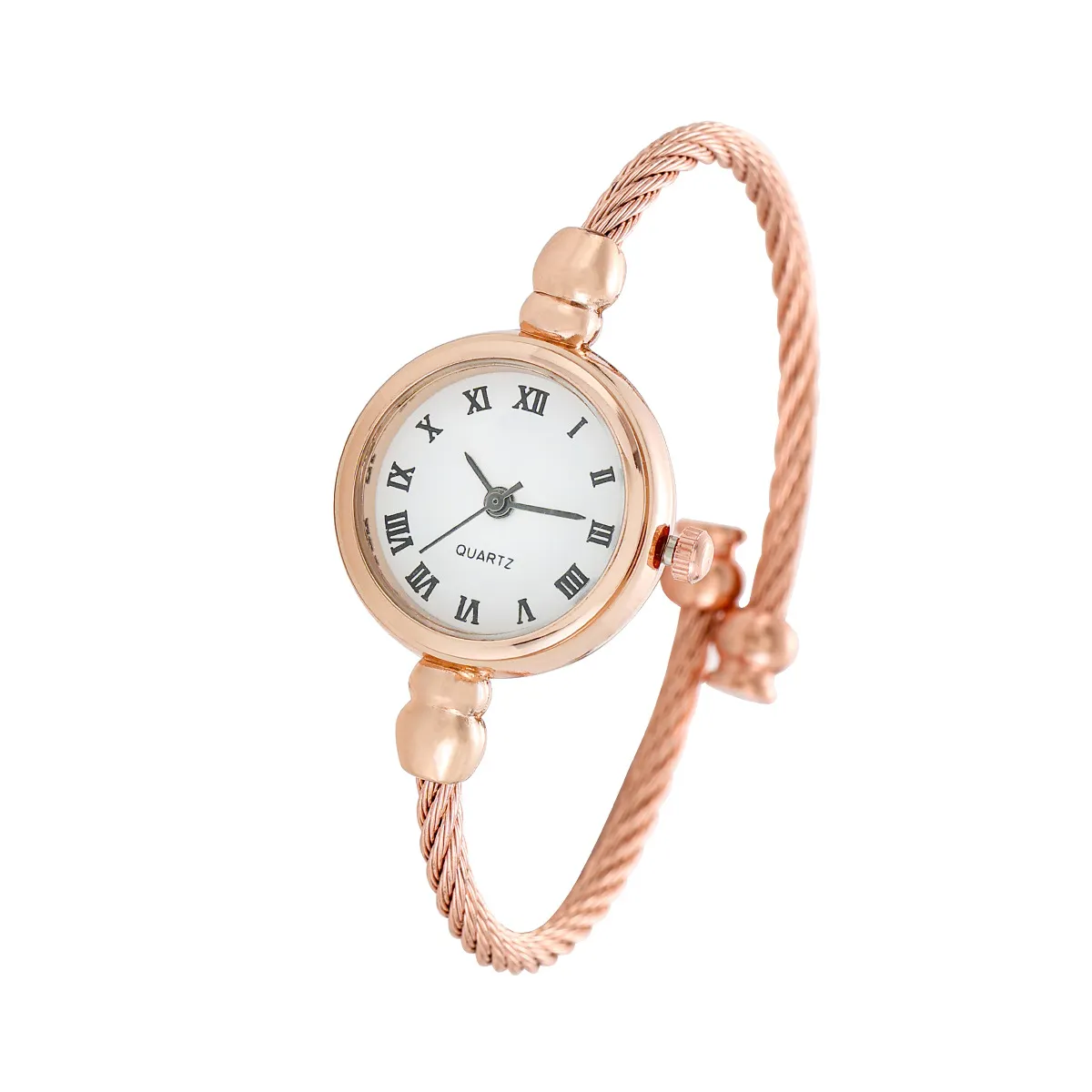 Women's Casual Quartz Watch - Small, Simple, Trendy K-Style Wristwatch with Bracelet - Perfect for Students and Everyday Wear thumbnail 5