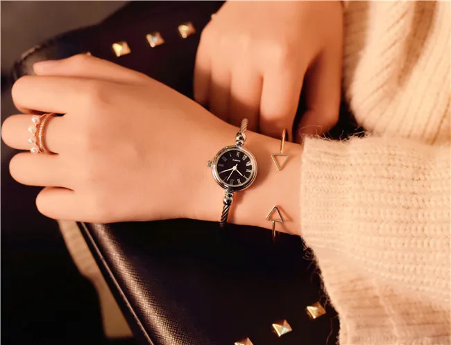Women's Casual Quartz Watch - Small, Simple, Trendy K-Style Wristwatch with Bracelet - Perfect for Students and Everyday Wear showcase 10