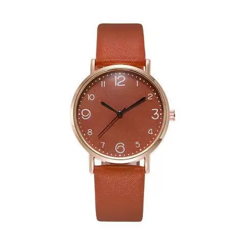 Women's Quartz Watch Simple Fashion Korean Style Large Number Student Watch Elegant Ladies Wristwatch Casual Dress Watch Gift for Her thumbnail 6
