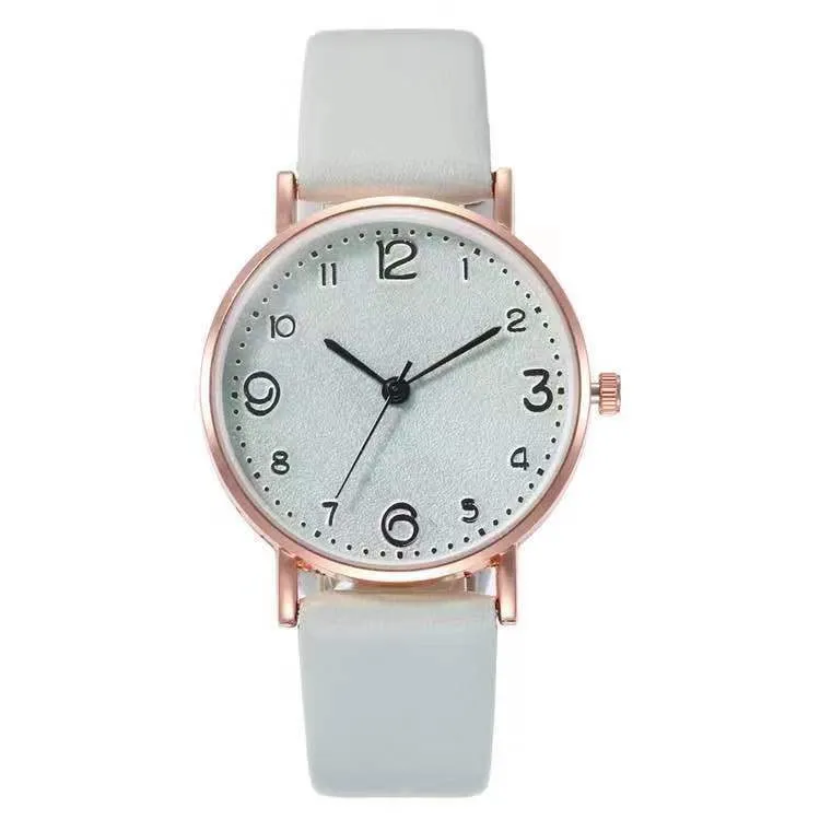 Women's Quartz Watch Simple Fashion Korean Style Large Number Student Watch Elegant Ladies Wristwatch Casual Dress Watch Gift for Her thumbnail 8