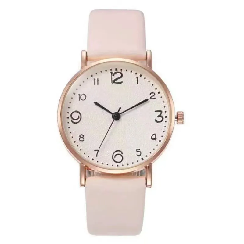 Women's Quartz Watch Simple Fashion Korean Style Large Number Student Watch Elegant Ladies Wristwatch Casual Dress Watch Gift for Her thumbnail 7
