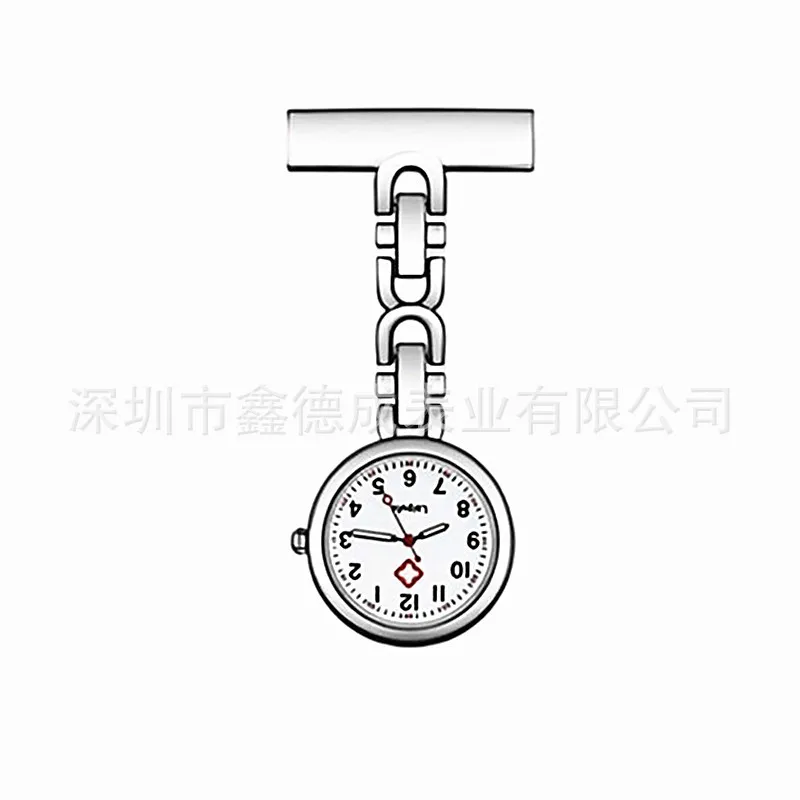 Nurse Pocket Watch with Luminous Needle, Women's Quartz Watch, Cute Student Pin Watch, Medical Professional Timepiece, Easy Read Dial, Uniform Accessory thumbnail 6