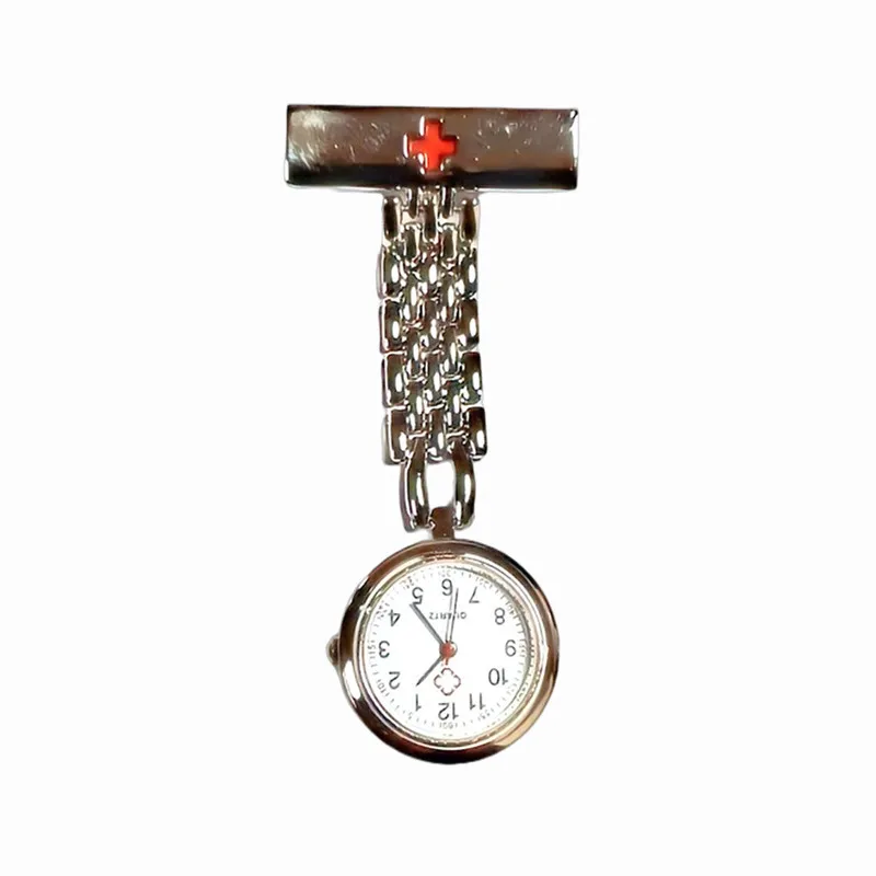 Nurse Pocket Watch with Luminous Needle, Women's Quartz Watch, Cute Student Pin Watch, Medical Professional Timepiece, Easy Read Dial, Uniform Accessory thumbnail 9