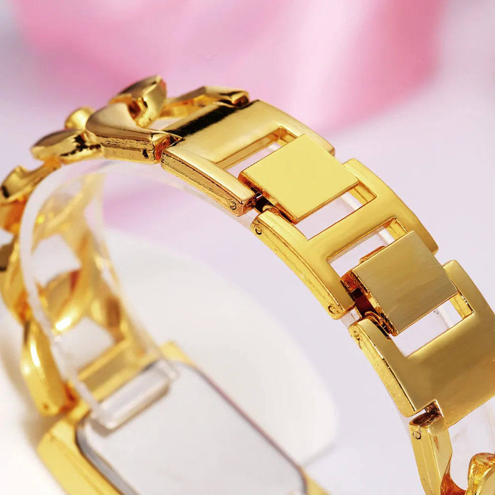 Women's Square Diamond Quartz Watch - Light Luxury Stainless Steel Bracelet Wristwatch for Casual Fashion thumbnail 4