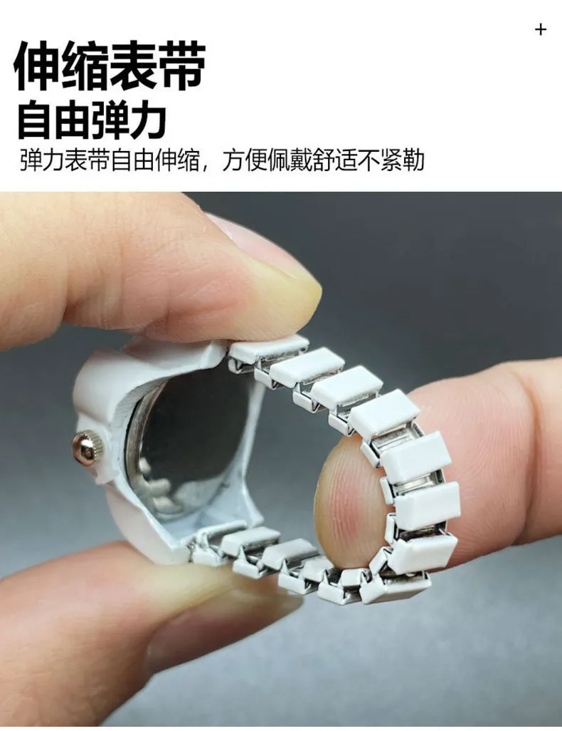 Diamond Ring Watch for Women - Elegant Jewelry, Fashionable Ladies Ring Watch, Wholesale Available, Perfect Gift for Her, Amazon Hot Seller showcase 4