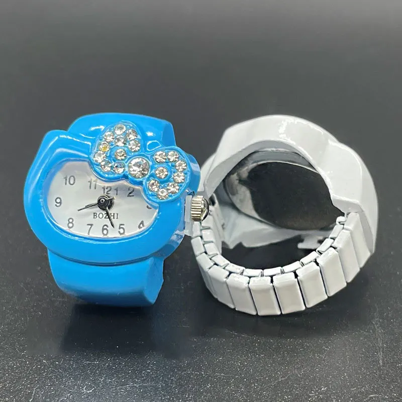 Diamond Ring Watch for Women - Elegant Jewelry, Fashionable Ladies Ring Watch, Wholesale Available, Perfect Gift for Her, Amazon Hot Seller thumbnail 4