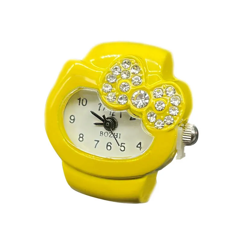 Diamond Ring Watch for Women - Elegant Jewelry, Fashionable Ladies Ring Watch, Wholesale Available, Perfect Gift for Her, Amazon Hot Seller thumbnail 5