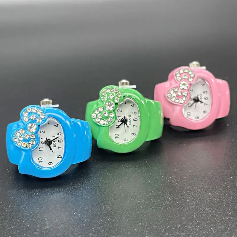 Diamond Ring Watch for Women - Elegant Jewelry, Fashionable Ladies Ring Watch, Wholesale Available, Perfect Gift for Her, Amazon Hot Seller thumbnail 3