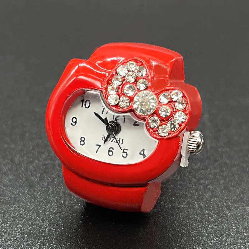 Diamond Ring Watch for Women - Elegant Jewelry, Fashionable Ladies Ring Watch, Wholesale Available, Perfect Gift for Her, Amazon Hot Seller thumbnail 7