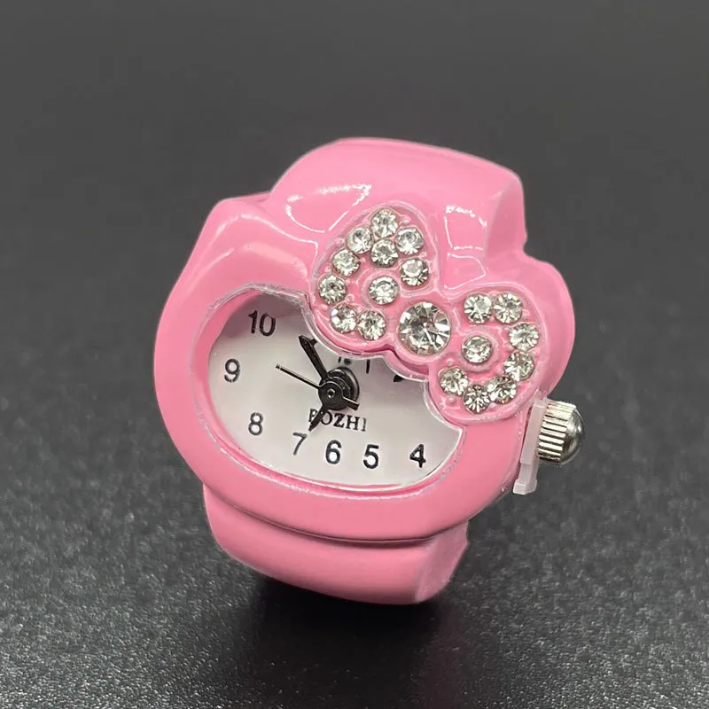 Diamond Ring Watch for Women - Elegant Jewelry, Fashionable Ladies Ring Watch, Wholesale Available, Perfect Gift for Her, Amazon Hot Seller thumbnail 6
