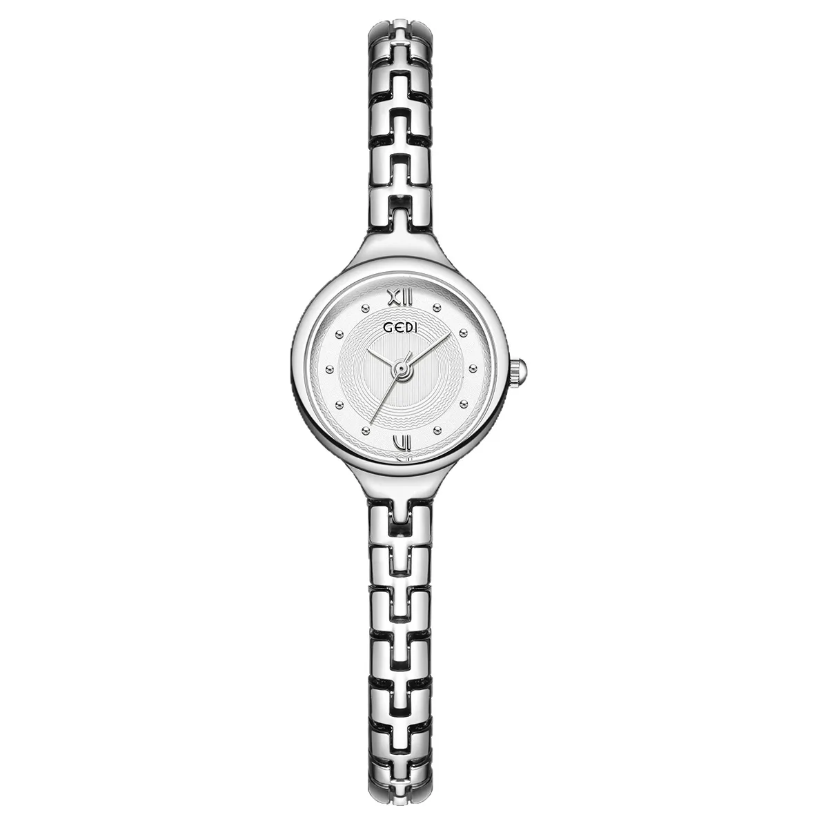 Gold Women's Quartz Bracelet Watch Waterproof Small Exquisite Luxury Niche Second-Hand Style Versatile Wristwatch for Ladies Fashion thumbnail 5