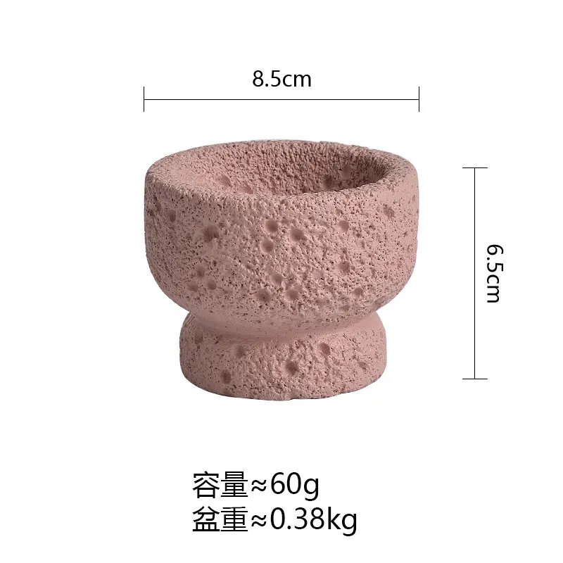 Cement Aromatherapy Candle Cup DIY Container - Cross-Border Space Texture Diffuser Stone Fireless Fragrance Ornaments for Home Decor thumbnail 8