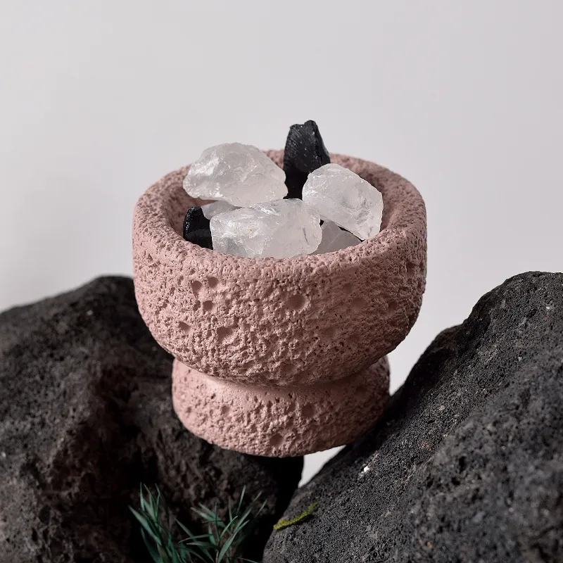 Cement Aromatherapy Candle Cup DIY Container - Cross-Border Space Texture Diffuser Stone Fireless Fragrance Ornaments for Home Decor thumbnail 1