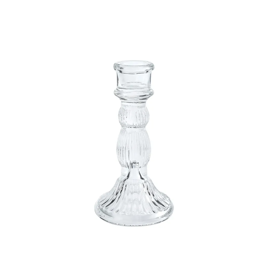 Elegant Crystal Glass Candle Holder - French Pastoral Style Aromatherapy Candle Holder for Dining Table, Home Decoration, and Special Occasions thumbnail 5