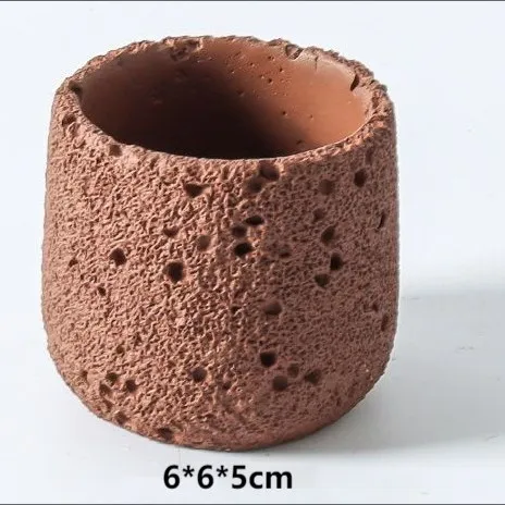 6cm - Glazed Red