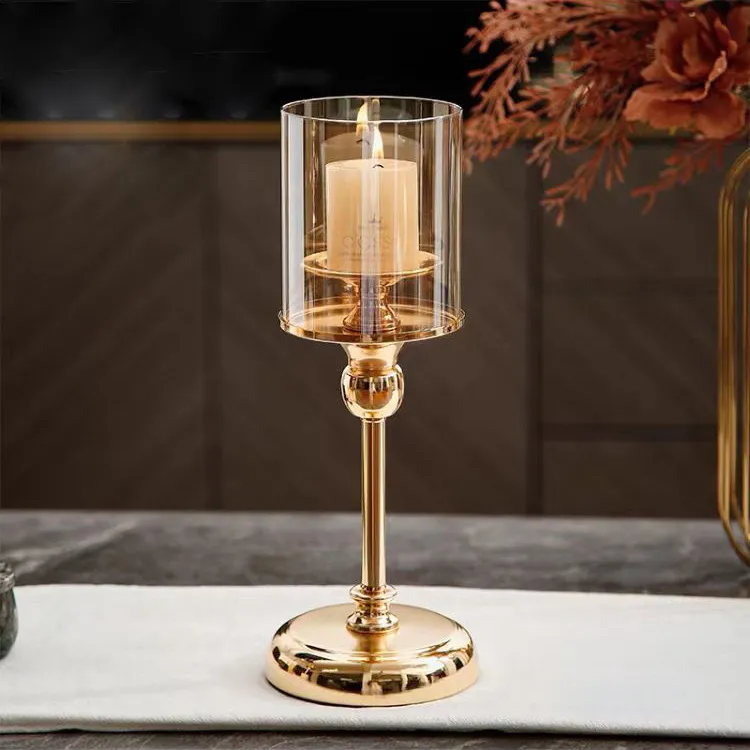 3-Piece Glass Candle Holder Set | Aromatherapy Candles | Retro Style | Birthday, Candlelight Dinner, Home Decor | Craft Ornaments thumbnail 6