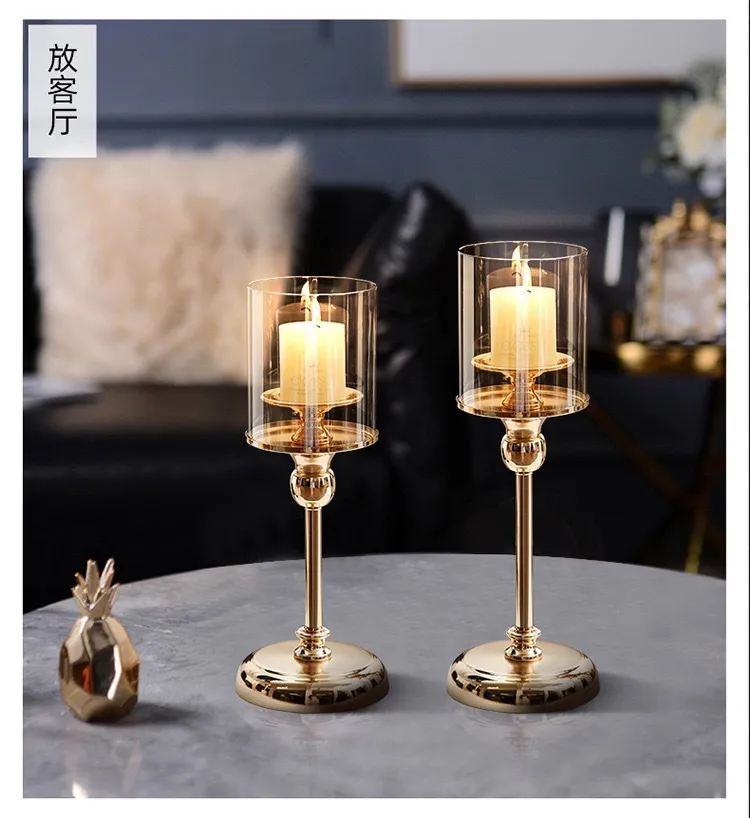 3-Piece Glass Candle Holder Set | Aromatherapy Candles | Retro Style | Birthday, Candlelight Dinner, Home Decor | Craft Ornaments showcase 15