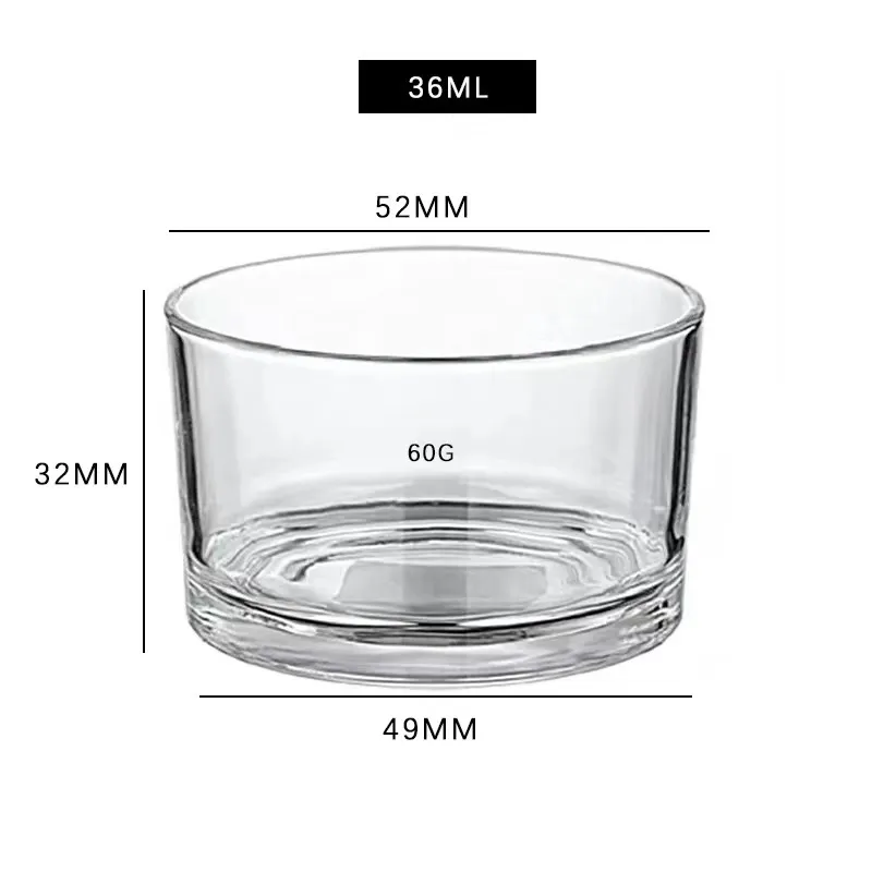 Clear Glass Candle Holder Set - Elegant Black and White Scented Candle Holders for Home Decor, Decorative Centerpieces, Wedding, and Special Occasions thumbnail 8