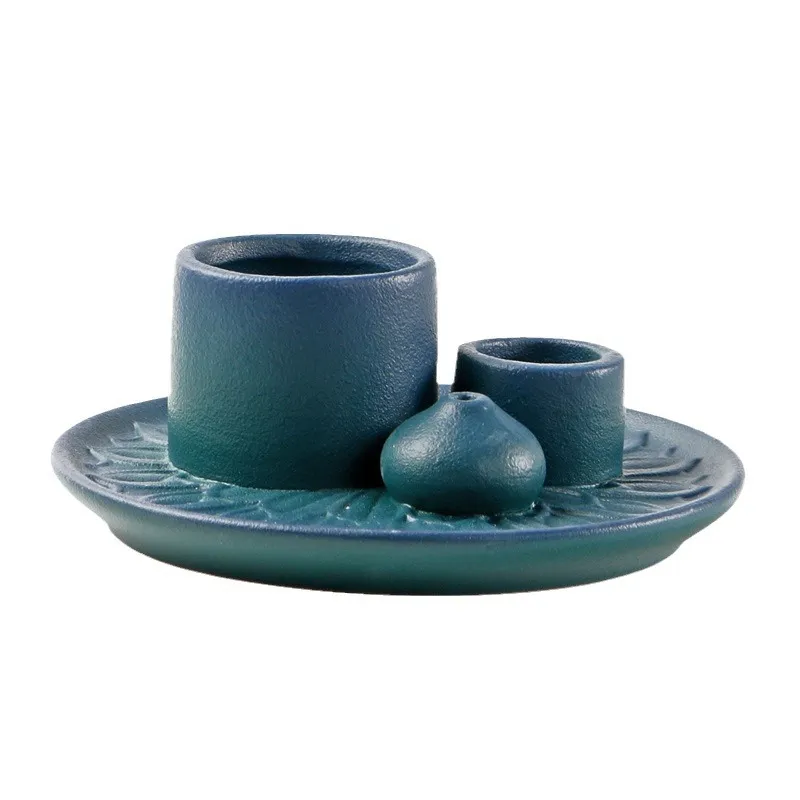Ceramic Aromatherapy Candle Holder - Nordic Style Essential Oil Burner - Home Fragrance Diffuser - Decorative Candle Cup for Relaxation and Meditation thumbnail 7