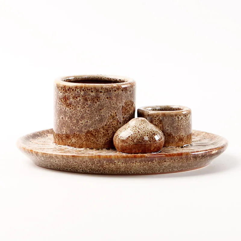 Ceramic Aromatherapy Candle Holder - Nordic Style Essential Oil Burner - Home Fragrance Diffuser - Decorative Candle Cup for Relaxation and Meditation thumbnail 8