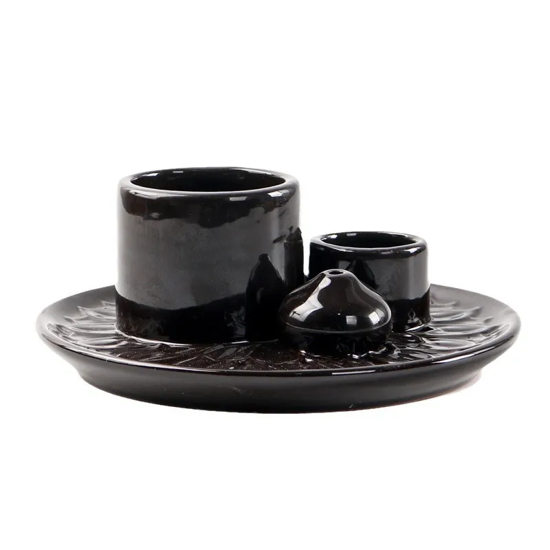 Ceramic Aromatherapy Candle Holder - Nordic Style Essential Oil Burner - Home Fragrance Diffuser - Decorative Candle Cup for Relaxation and Meditation thumbnail 9