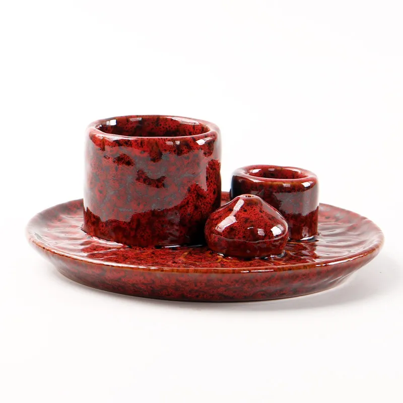 Ceramic Aromatherapy Candle Holder - Nordic Style Essential Oil Burner - Home Fragrance Diffuser - Decorative Candle Cup for Relaxation and Meditation thumbnail 6