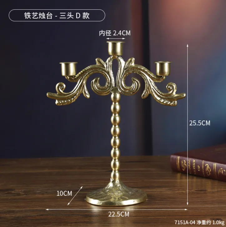 Nordic Style Candle Holders for Romantic Dinner Table Decorations - Modern Simple Light Luxury Ornaments for Home Decor, Centerpieces, and Special Occasions thumbnail 6