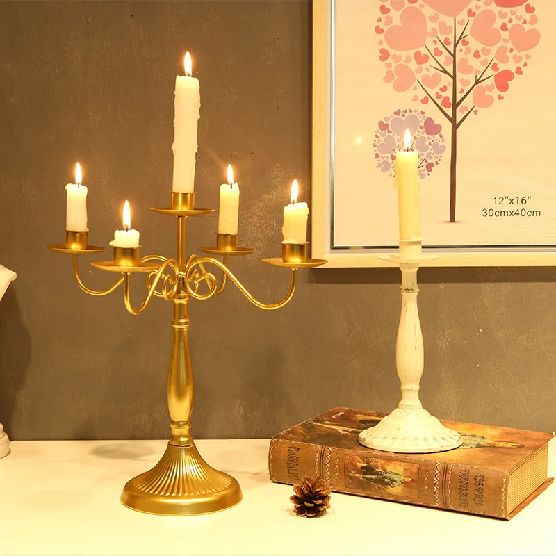 Nordic Style Candle Holders for Romantic Dinner Table Decorations - Modern Simple Light Luxury Ornaments for Home Decor, Centerpieces, and Special Occasions thumbnail 3
