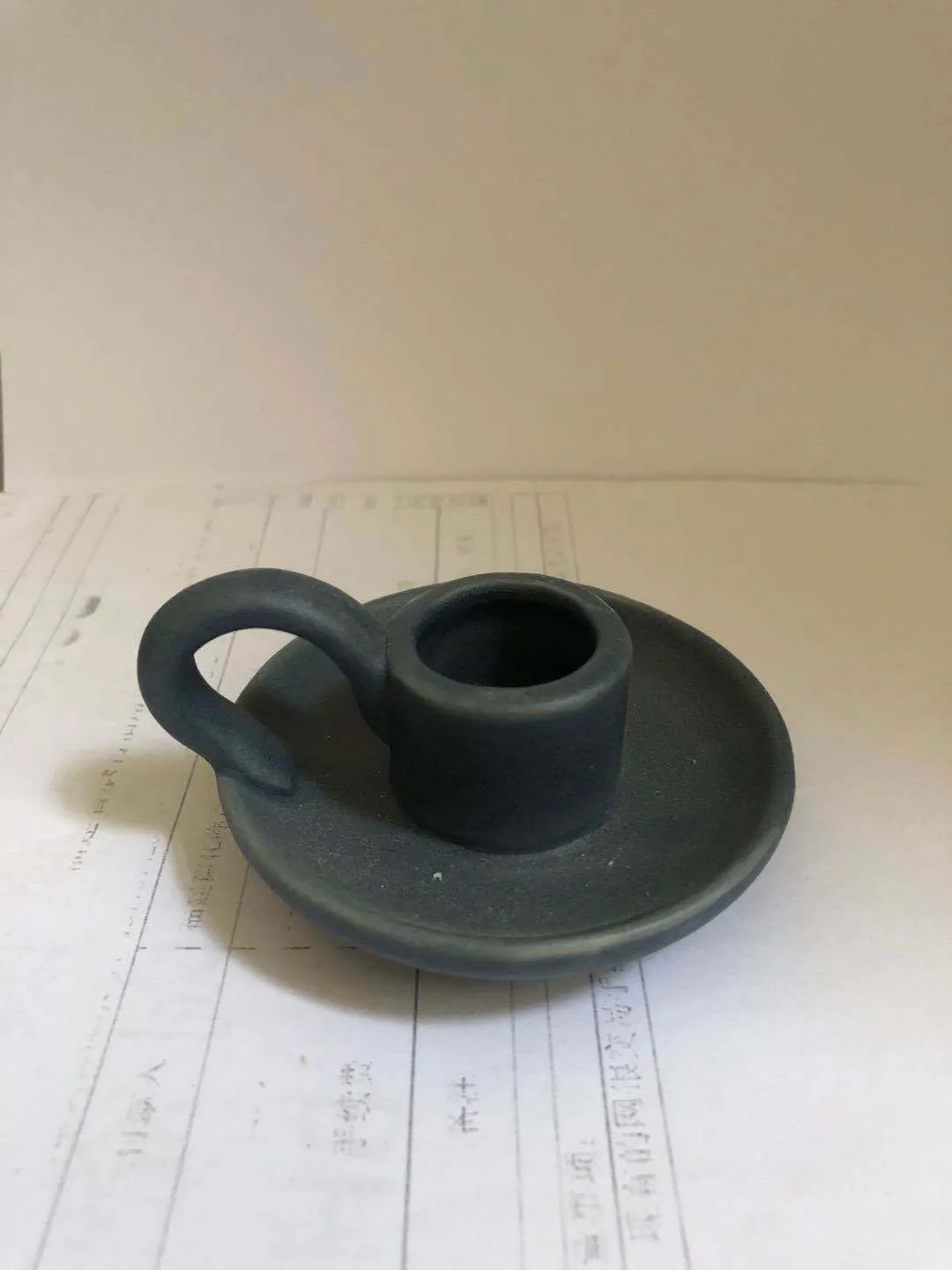 Modern Ceramic Candlestick Holder Set - Nordic Style Decorative Candle Stand for Home Decor, Living Room, Dining Table, Fireplace Mantel - B&B Shooting Props thumbnail 9
