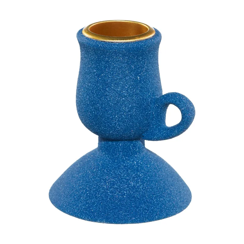 Modern Ceramic Candlestick Holder Set - Nordic Style Decorative Candle Stand for Home Decor, Living Room, Dining Table, Fireplace Mantel - B&B Shooting Props thumbnail 5