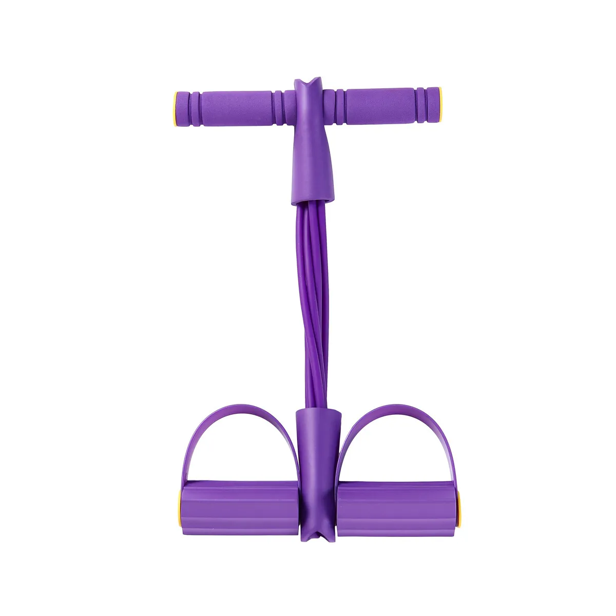 Resistance Band Pedal Exerciser - Portable Sit-Up Assistant, Abdominal Core Trainer, Leg Thigh Arm Workout Equipment for Home Gym Fitness, Yoga, Pilates thumbnail 6