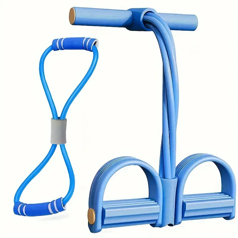 Resistance Band Pedal Exerciser - Portable Sit-Up Assistant, Abdominal Core Trainer, Leg Thigh Arm Workout Equipment for Home Gym Fitness, Yoga, Pilates showcase 3