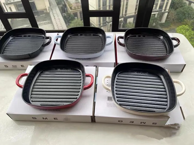 Cast Iron Frying Pan Non-Stick Skillet for Induction Cooker Gas Stove Universal Use - High Quality Steak & BBQ Grill Pan showcase 4