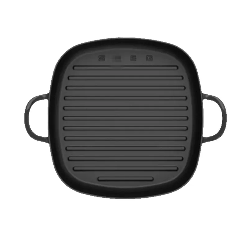 Cast Iron Frying Pan Non-Stick Skillet for Induction Cooker Gas Stove Universal Use - High Quality Steak & BBQ Grill Pan thumbnail 5