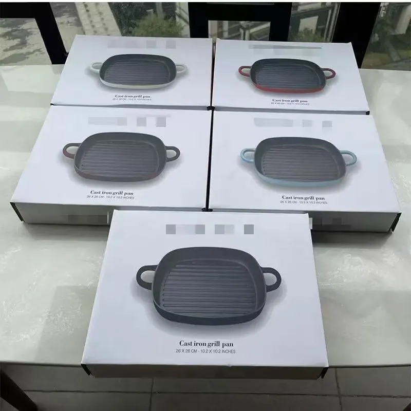 Smeg Frying Pan - High Quality Cast Iron Non-Stick Pan for Induction Cooker & Gas Stove - Smeg Factory Direct Baking Pan thumbnail 2