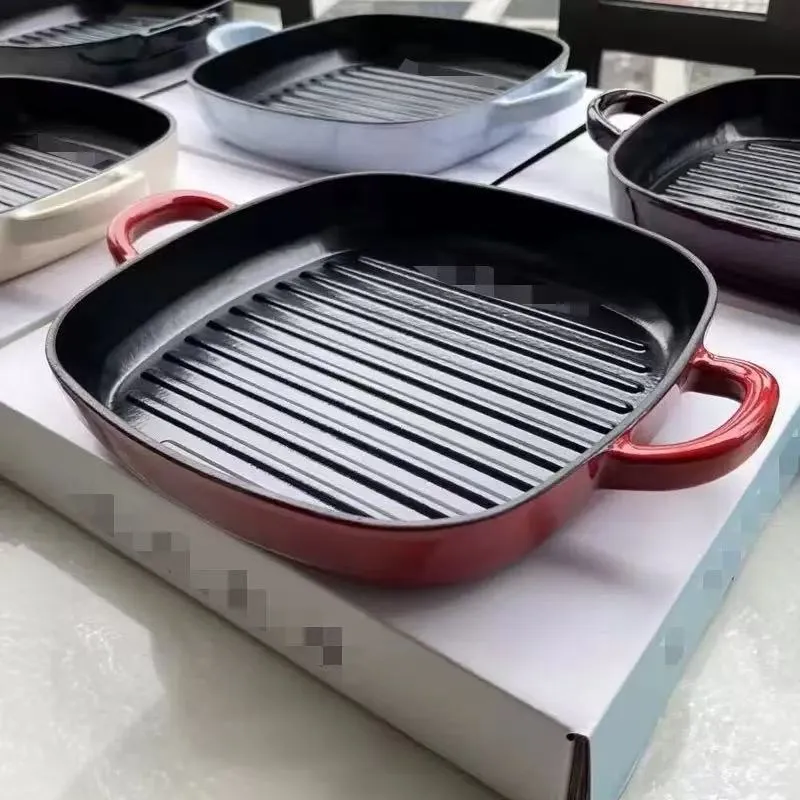Smeg Frying Pan - High Quality Cast Iron Non-Stick Pan for Induction Cooker & Gas Stove - Smeg Factory Direct Baking Pan showcase 2