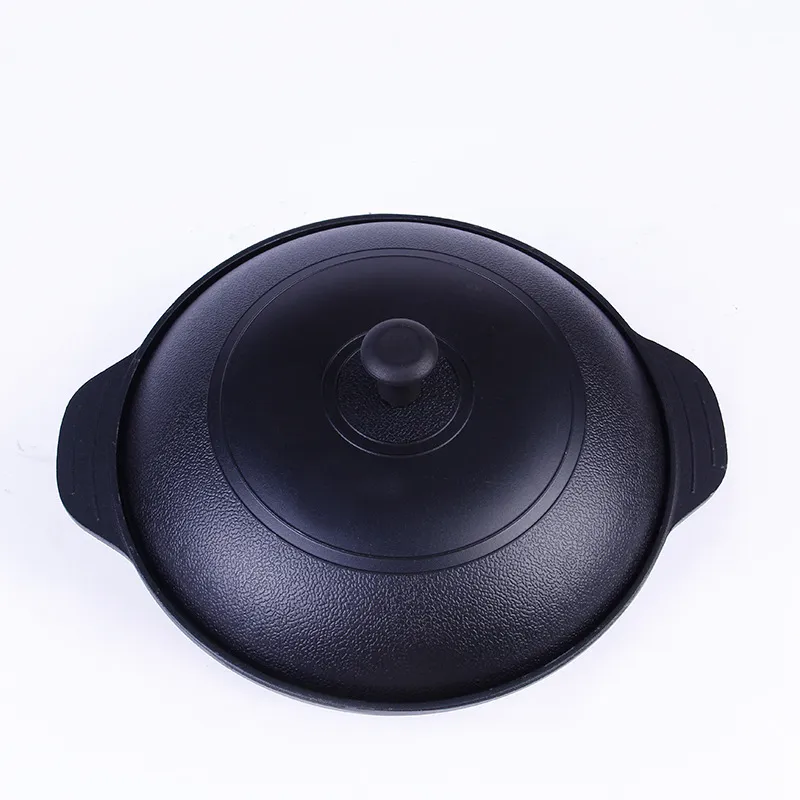 Korean Style Double Bottom Casserole Dish Non-Stick Iron Pot Cookware Set for Home Kitchen Use thumbnail 3