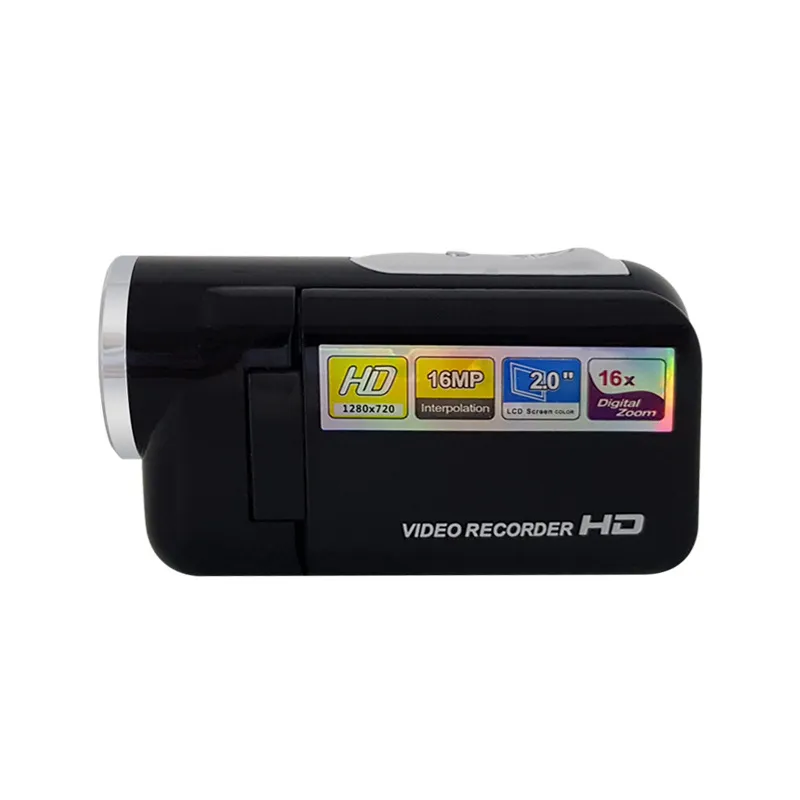 Kids Digital Camera 16MP HD Video Recorder - Portable Children's Camera with Dry Battery - Perfect for Students, Photography Beginners thumbnail 3